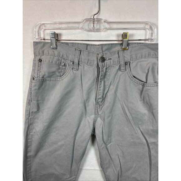 Mens Light Gray Straight Fit Jeans 32x32 - Picture 2 of 16